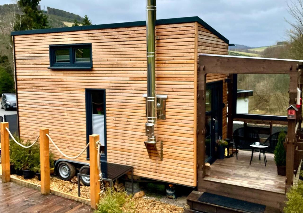 Tiny House Klitzeklein Am Waldrand Von Elpe Villa Olsberg Luaran gambar