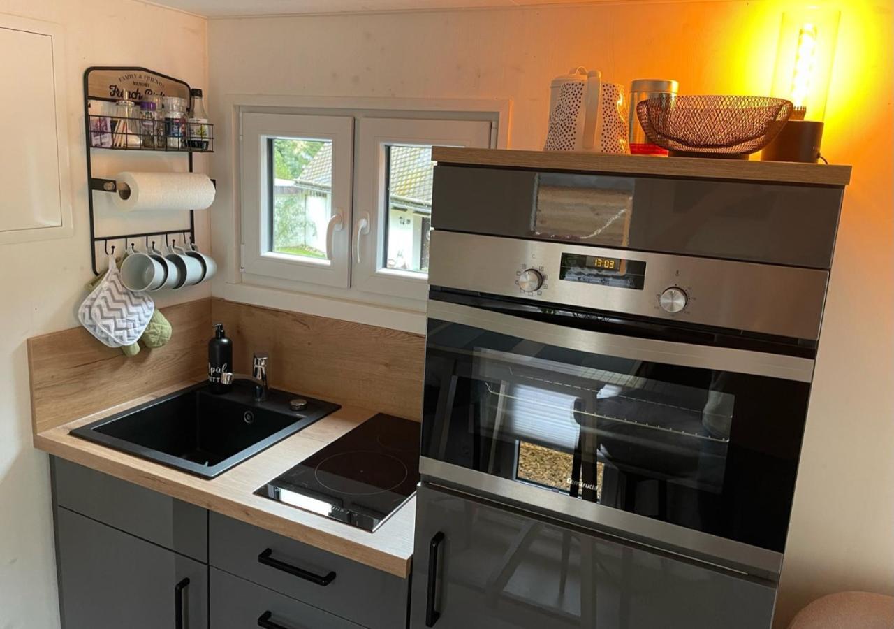Tiny House Klitzeklein Am Waldrand Von Elpe Villa Olsberg Luaran gambar